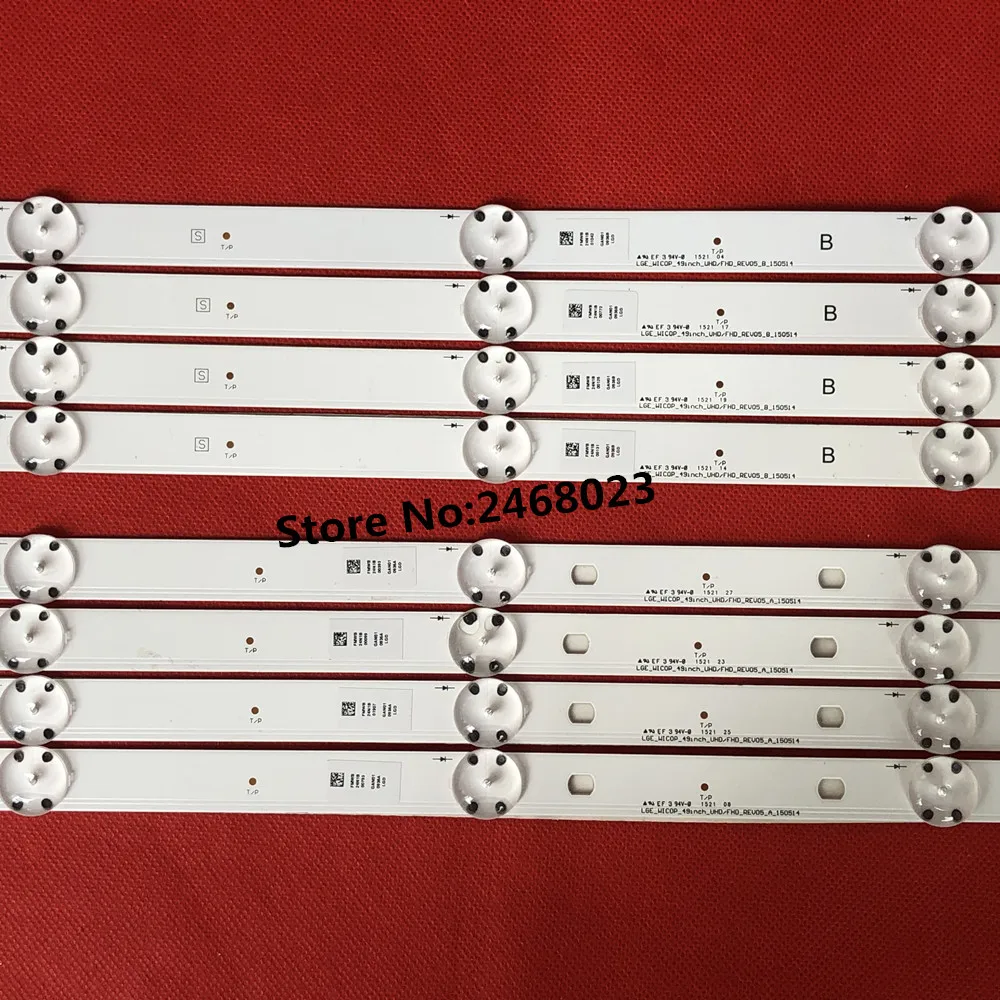 Светодиодная лента для подсветки LG 49UH610A 49UH6100 49LF5100 49UH6030 49UF640V 49UF6407 49UF640 49LF510V 8
