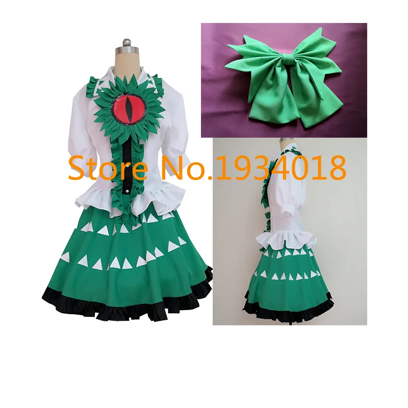 Костюм для косплея Аниме Touhou Project, платье Reiuzi Utsuho, униформа на Хэллоуин, аксессуары любого размера (art.: 3920b8e412bbc) - 3920b8e412bbc