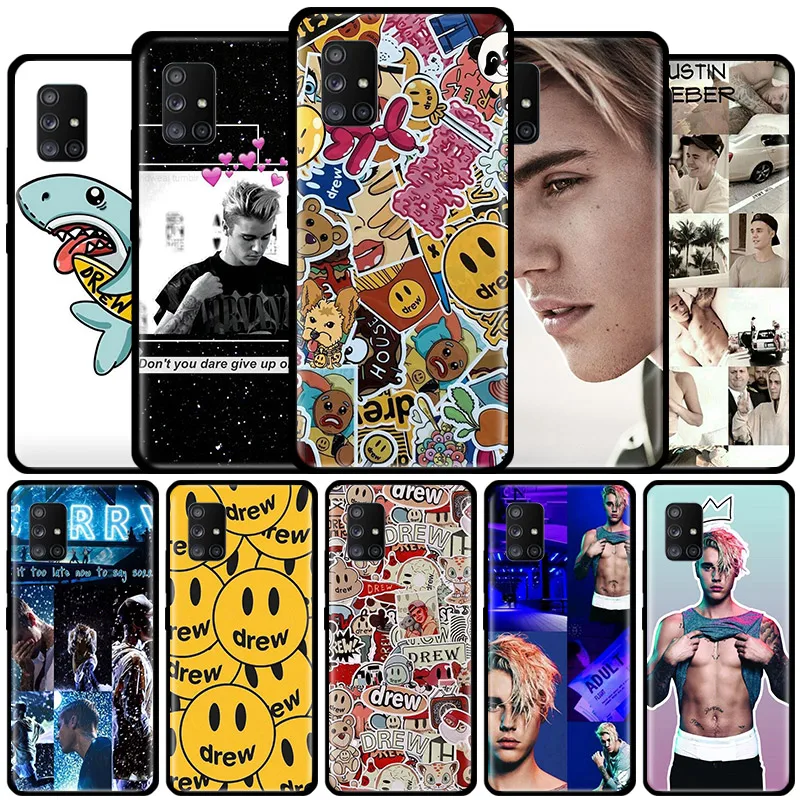 

brand Justin Bieber drew house Phone Case for Samsung Galaxy A51 A71 A21s A31 A41 M31 A11 M51 A12 M31s A01 A91 M11 A32 5G Cover