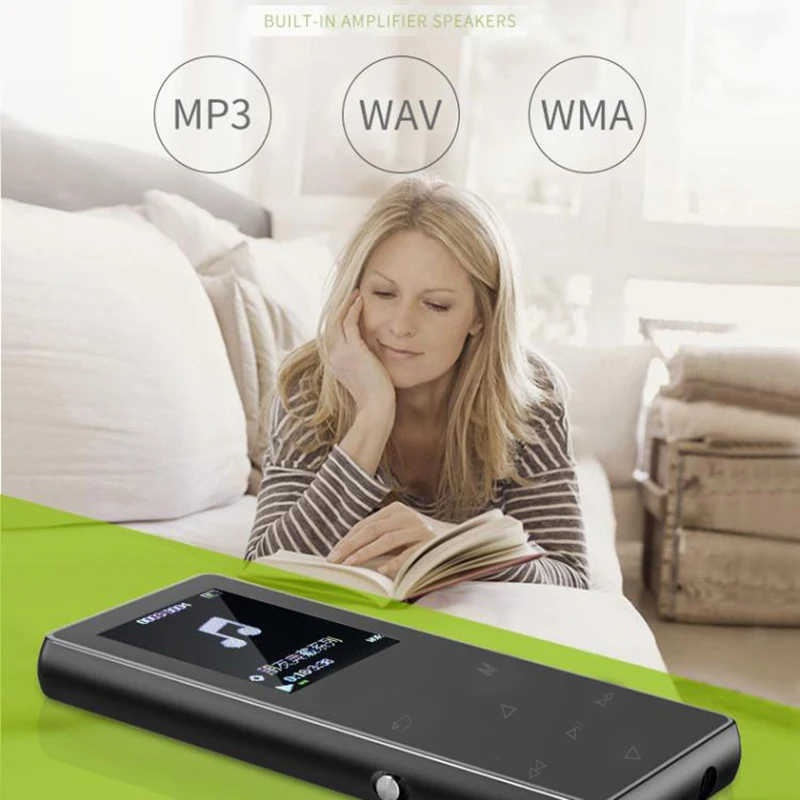 Bluetooth MP3 плеер 1 8 дюйма 8G FM радио электронная книга аудиоплееры USB Перезаряжаемый