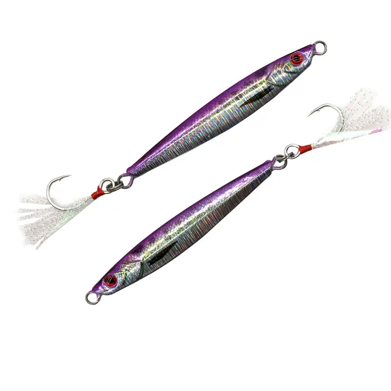 

Shore Cast Metal Jig Spoon Fishing Lures 30g 40g 60g 80g Jigging Super hard Lead Fish sea Baits