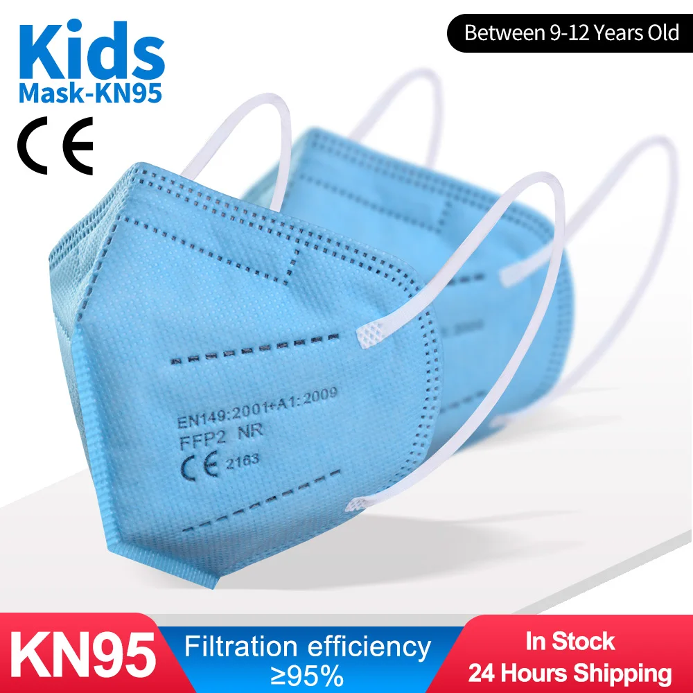 

Kids mascarilla fpp2 homologada Kn95 Face Mask Reusable Mouth Mask 5 Layers Respirator Mask CE Protective Masks ffp2mask nios