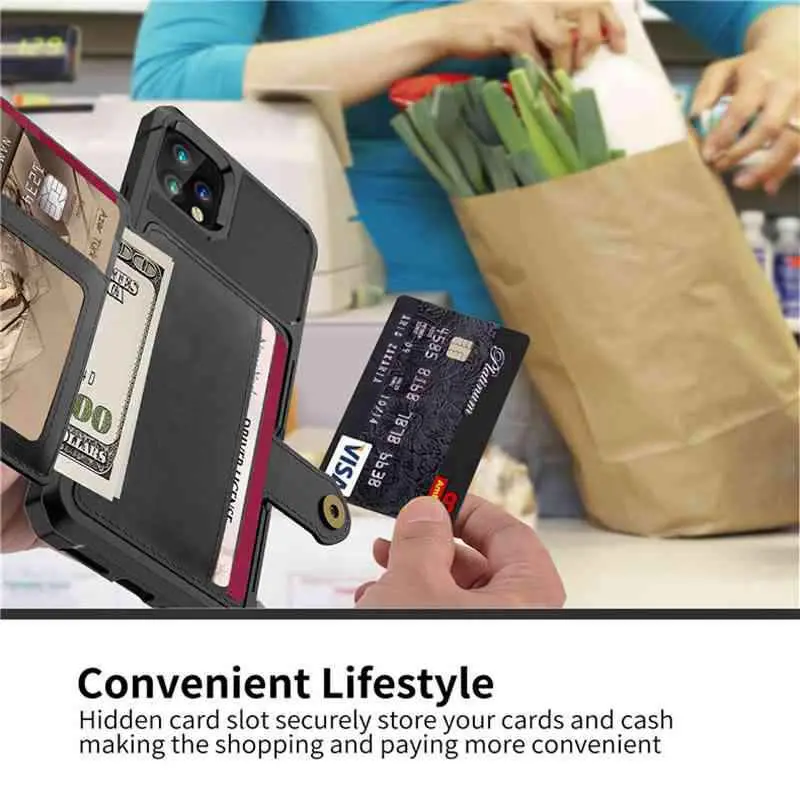 Чехол для iPhone 11 Магнитный кожаный чехол-бумажник 6s 7 8 Plus X XR XS MAX противоударный