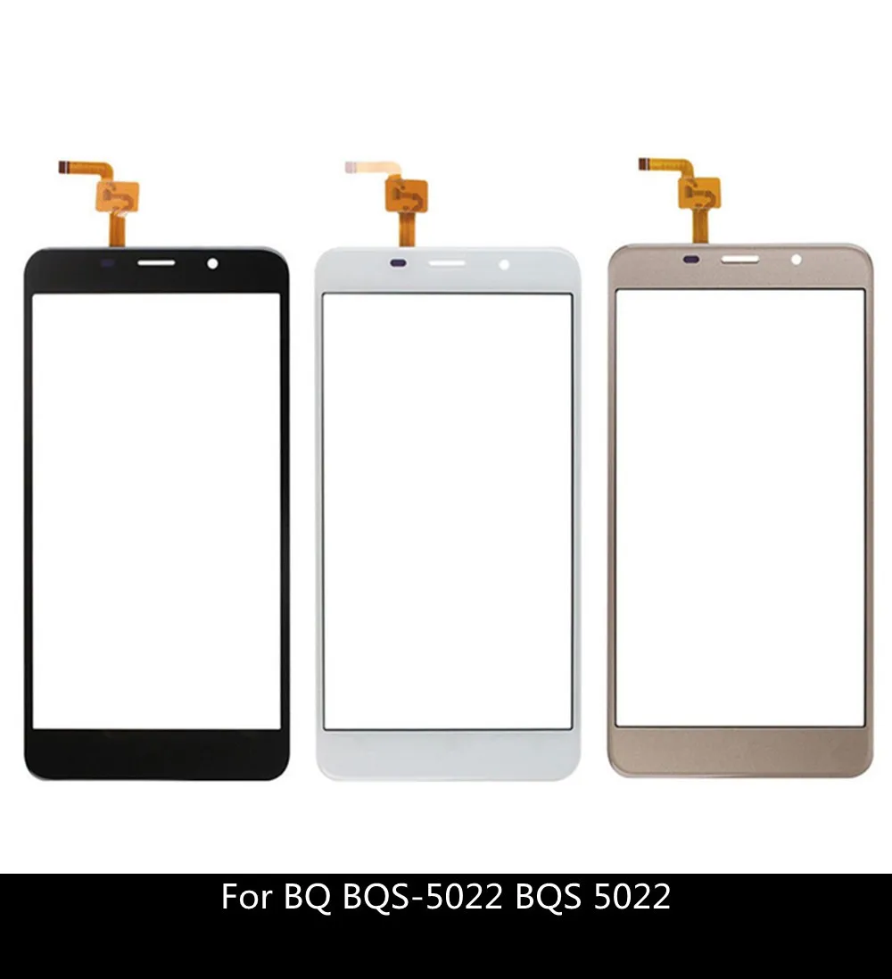 С лентой сенсорный экран дигитайзер для BQ BQS 5022 стеклянный Запасная