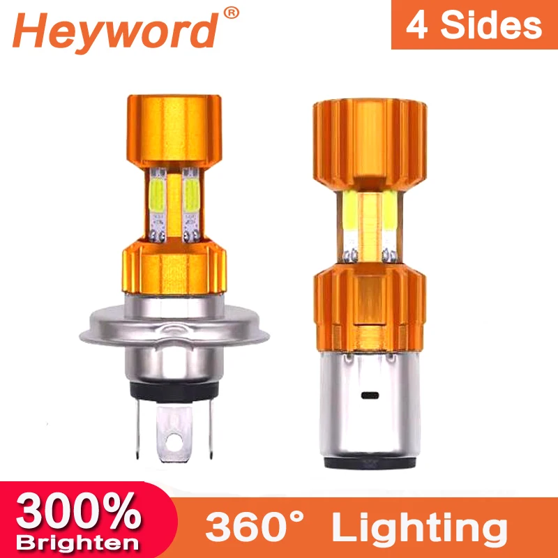 

60W 12V~85V LED Motorcycle Headlight Bulb High/Low Beam White CSP Chips LED Headlight H7 Headlamp ,Motorbike Auto Light