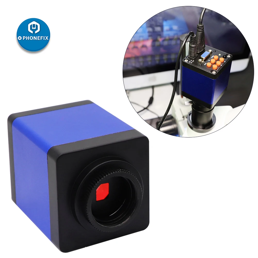 Микроскоп камера 2K Hdmi C крепление 1080P 14MP 16MP 38MP USB промышленная цифровая