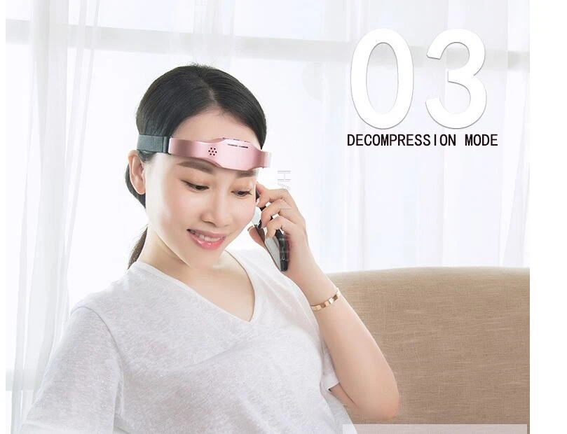 Низкочастотный импульсный стимуляционный массажер для головы беспроводной