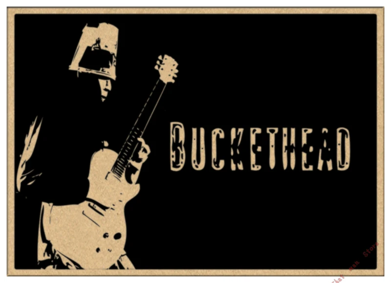 Buckethead бочки старшего брата гитара Рок музыка искусства ретро винтажный постер из