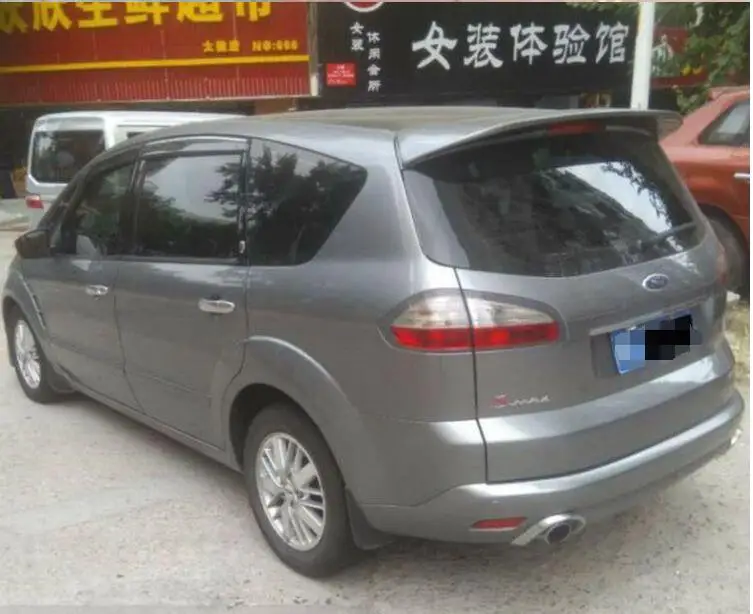 Для S-Max спойлер 2007-2013 Ford MVP Спойлер ABS пластик Материал заднее крыло автомобиля