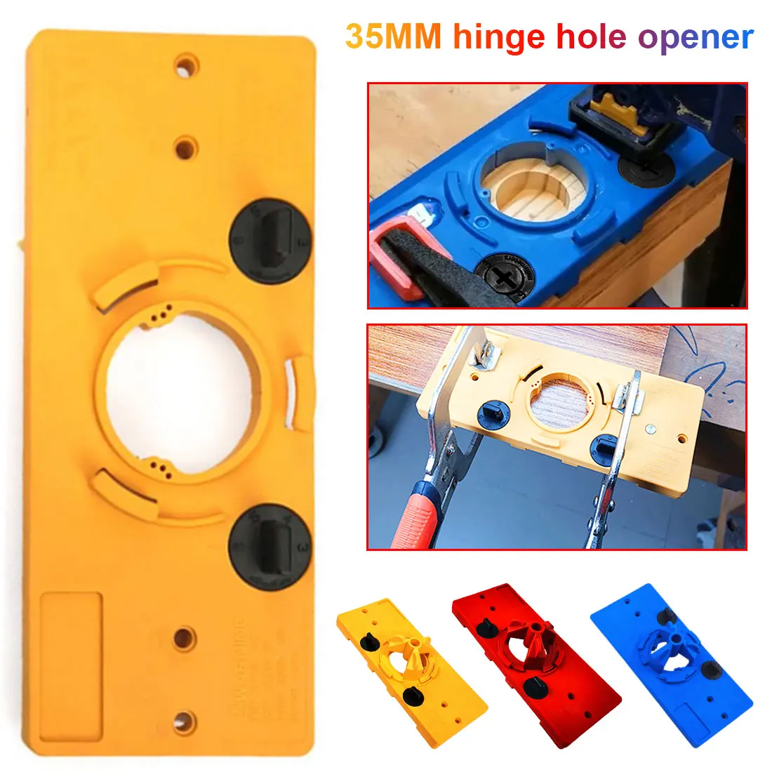 Скрытый чашкой 3 5 см Стиль шарнир координатно-сверлильный сверло руководство +