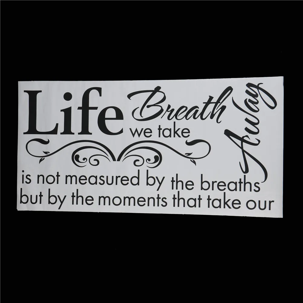 Новинка 1 шт. жизнь не измеряет дыхание изысканный цветок искусственная