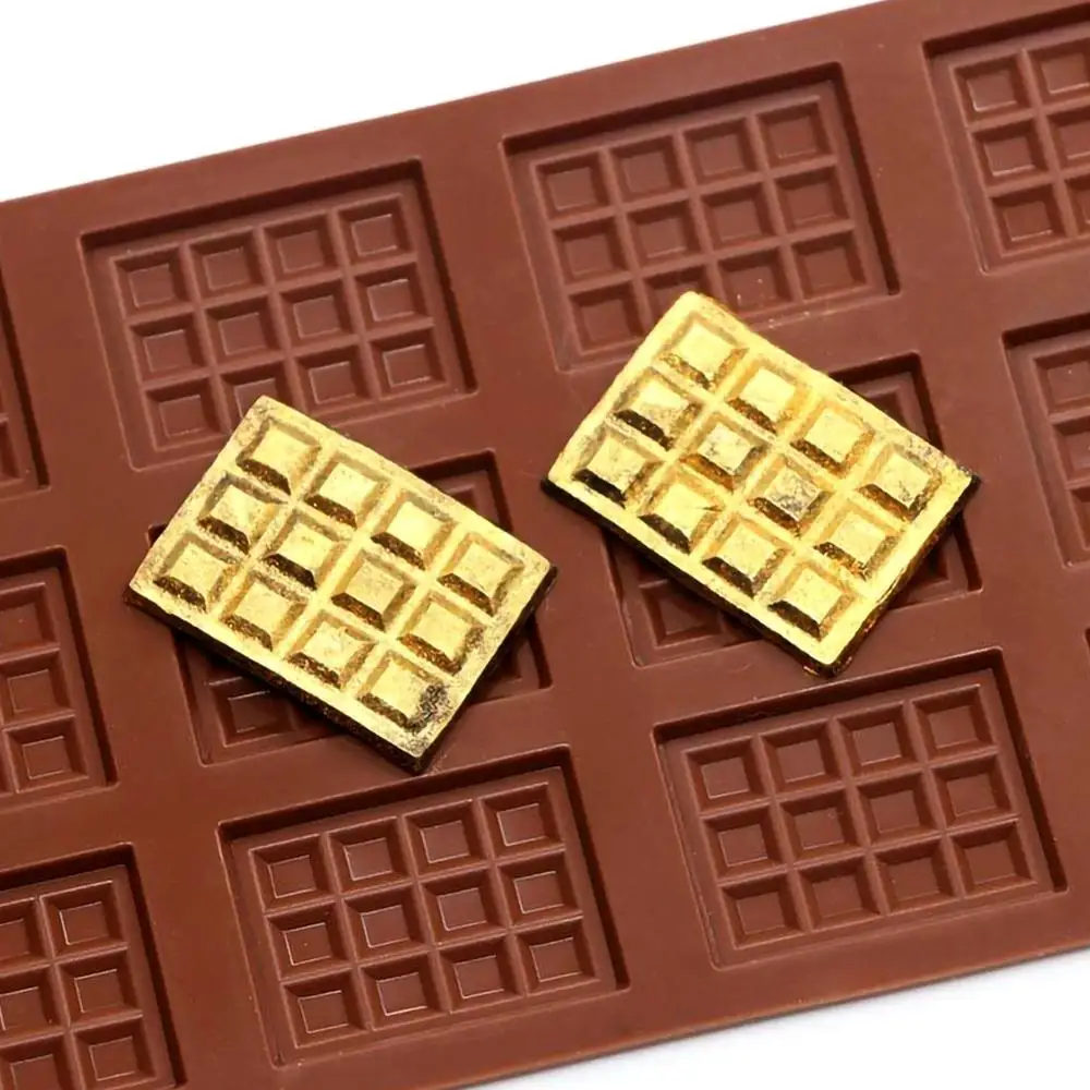 Новая силиконовая шоколадная форма 12 с шоколад для выпечки из нержавеющей стали