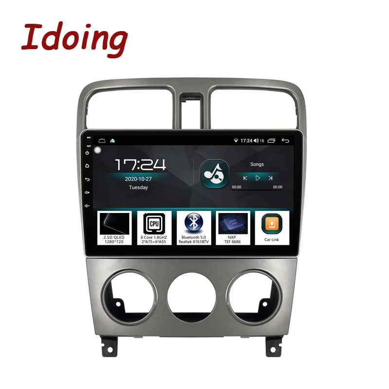 

Idoing 9 "Автомобильный Радио GPS мультимедийный плеер Android авто для Subaru Forester 2004-2008 4G + 64G авто навигация головное устройство No 2 din