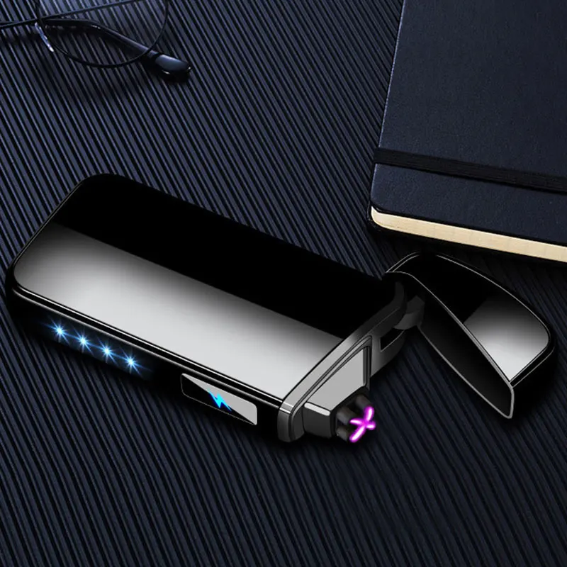 2020 электронная импульсная Зажигалка из цинкового сплава Usb для подзарядки