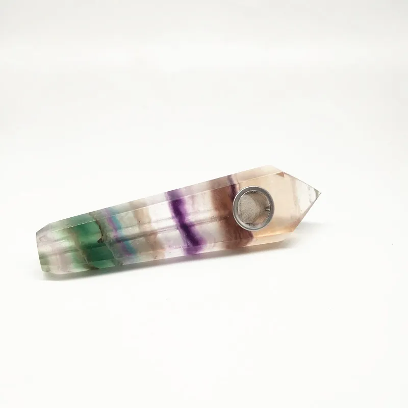 Оптовая продажа натуральный фиолетовый зеленый флюоритовая Хрустальная