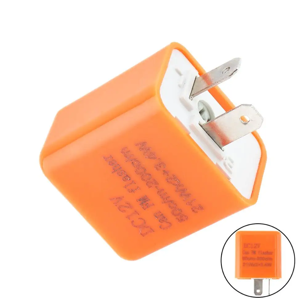 12 В 2-контактный регулируемый светодиодный индикатор частоты мигающий сигнал