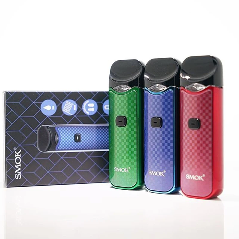Электронная сигарета Smok Nord Kit набор картриджей для вейпа по 3 мл аккумулятор 1100