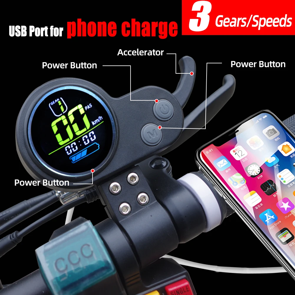 

JueShuai 48V 1000W Scooter Electric Scooter Two-Wheel Electric Bike Max Speed 50km/h Ditance Range 35-50km Patinete Elctrico