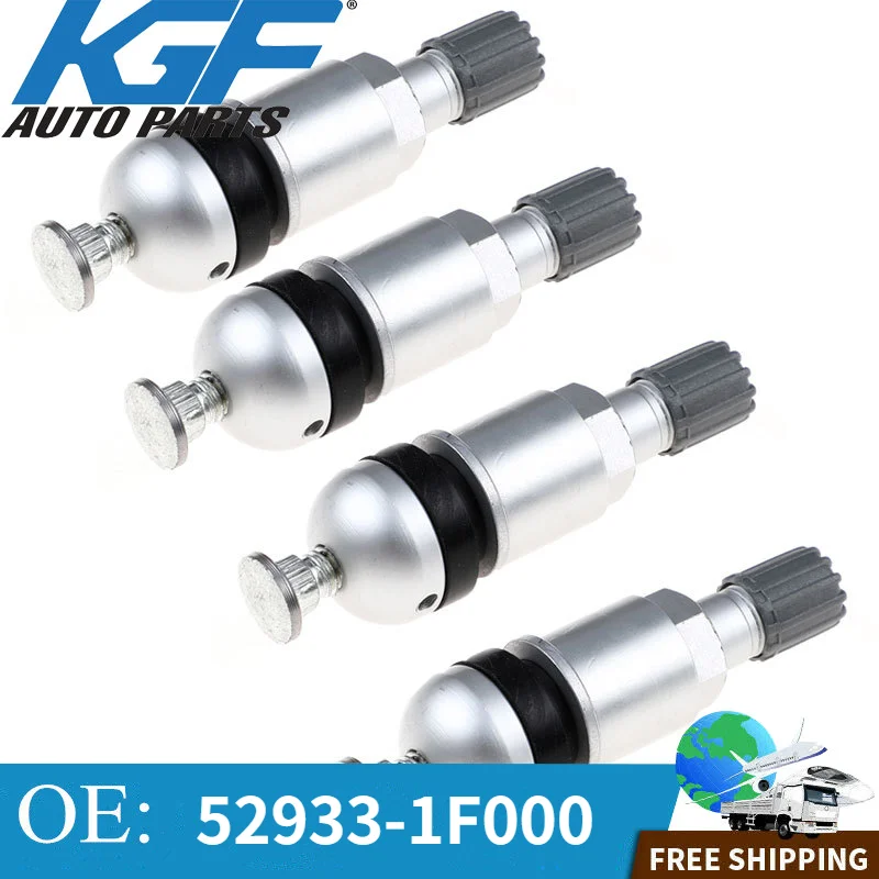 

4PCS TPMS Tire Valves For Hyundai Alloy Tubeless Valve Tyre Pressure Monitoring System Sensor Valve Stem 52933-1F000 529331F000