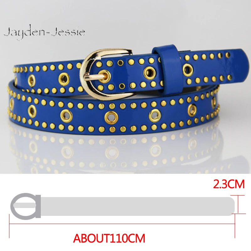 Популярный пояс в стиле панк для ночных клубов уличных танцев женский тонкий