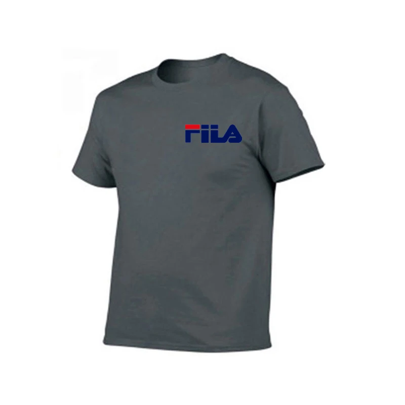 

Filo brand t-shirt men's and women's casual o-neck hip hop men's and women's T-shirt 100% Cotton Short Sleeve T-Shirt 2021