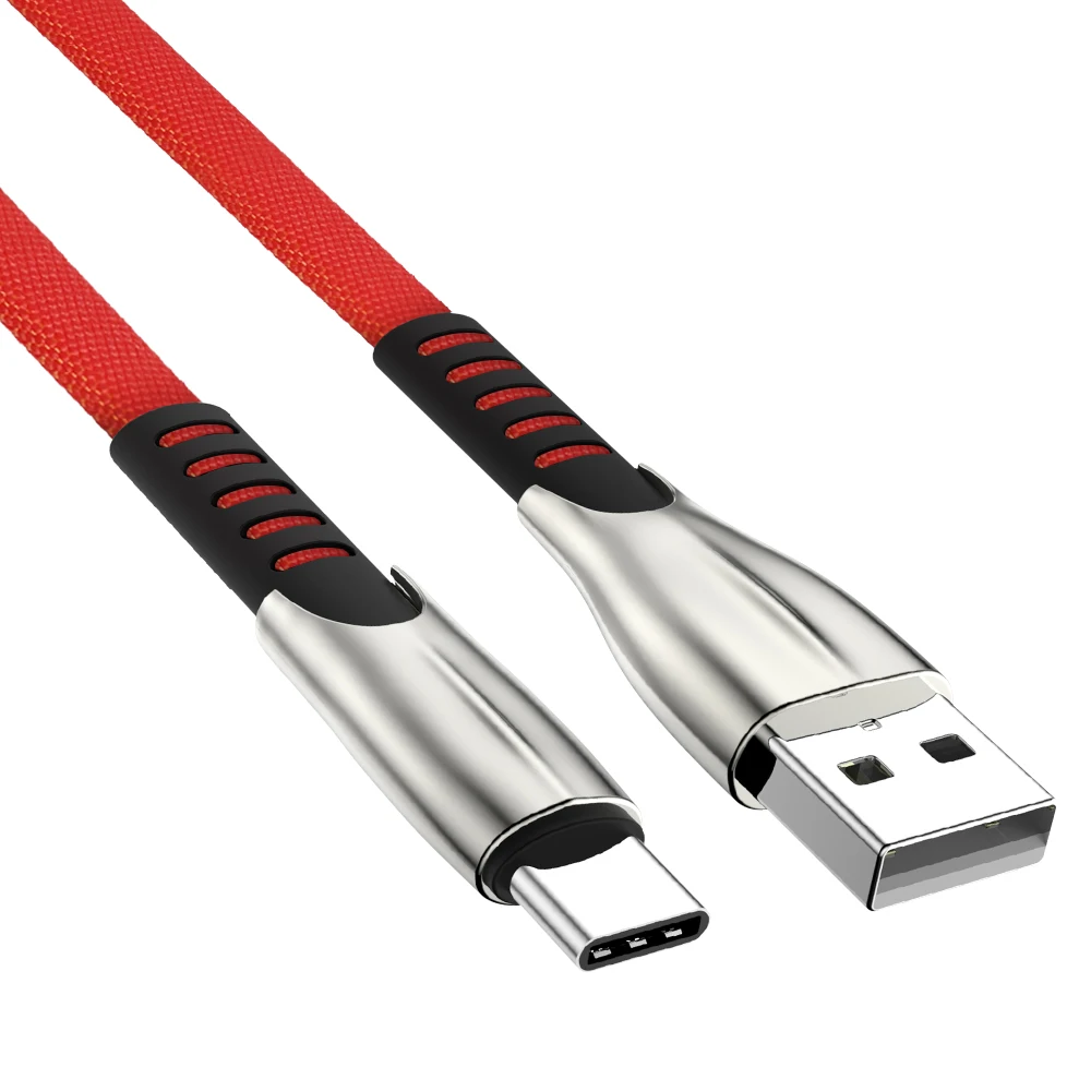 Красный 3M USB C type C кабель для передачи данных для samsung S9 S10 Plus Xiaomi Redmi Note 7 10 huawei P20 P30 USBC type C зарядное устройство 5A супер быстрая зарядка - Цвет: Красный