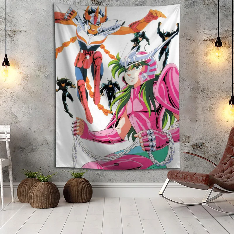

Saint Seiya Wall Hanging Tapestry Home Party Decorative Tapestries Photo Background Cloth Table Cloth Wall Tapestry