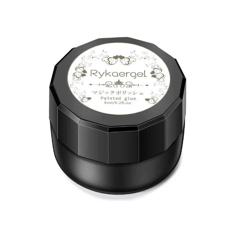 Новый клей для рисования ногтей японский консервированный 12 цветов магазин