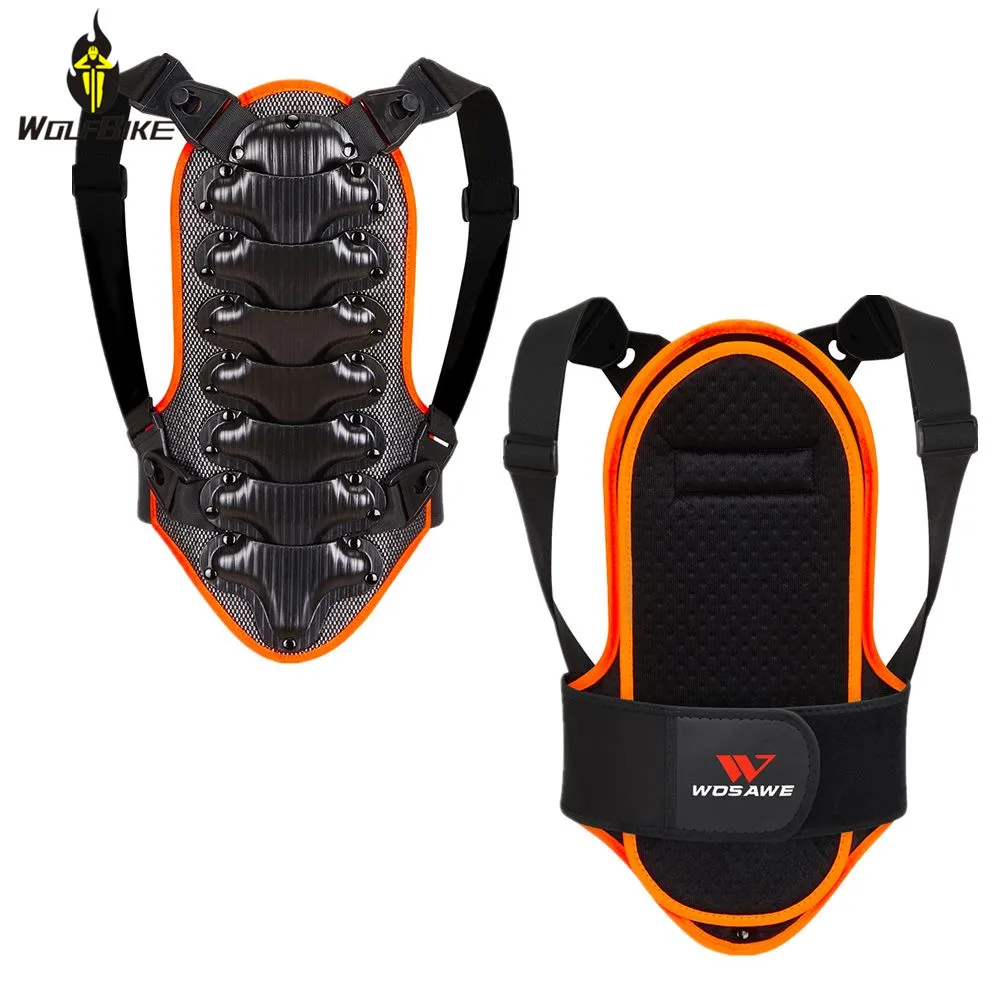 WOSAWE детский мотоцикл броня задняя позвоночника протектор для катания на