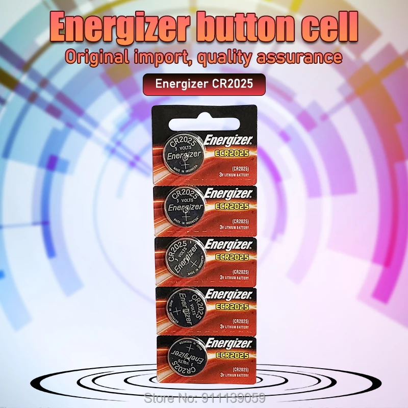 4PCS 100% Original Energizer CR2025 DL2025 DL/CR 2025 Lithium Battery For Toy Watch Remote Control Calculator button cell coin |