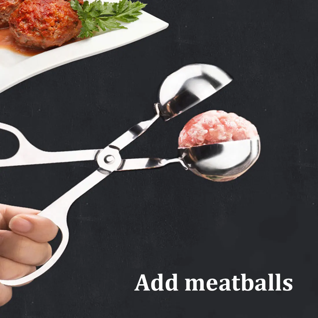 Новинка 1 шт. Кухня аксессуары форма из нержавеющей стали для фрикаделек чайник