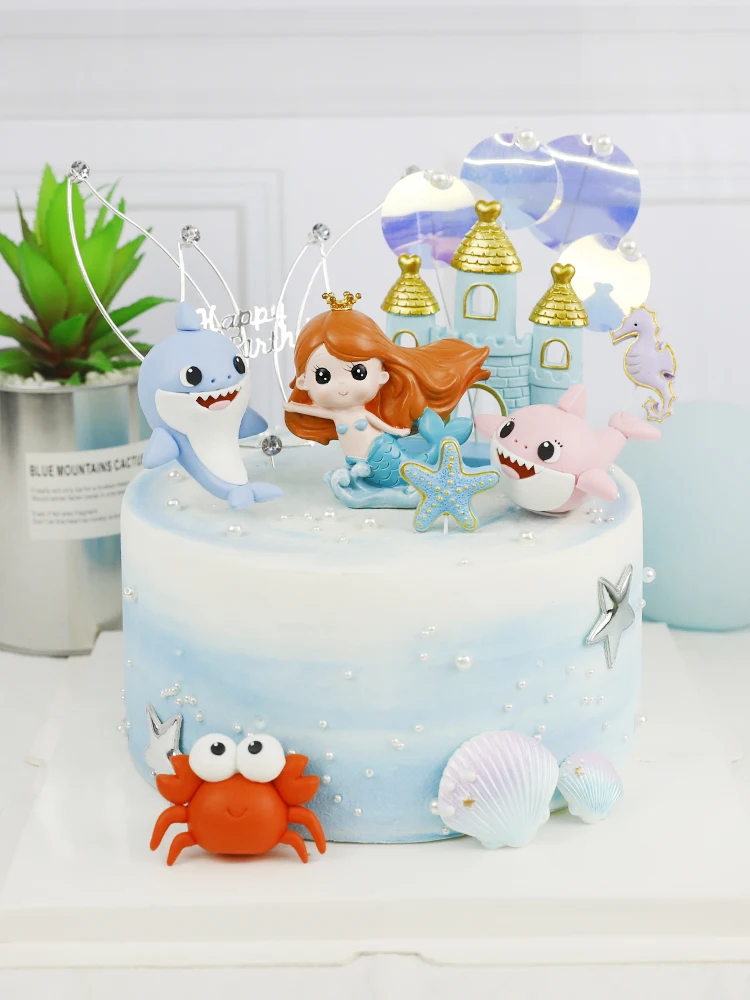 Детские украшения для дня рождения товары подводного мира сделай сам акриловая