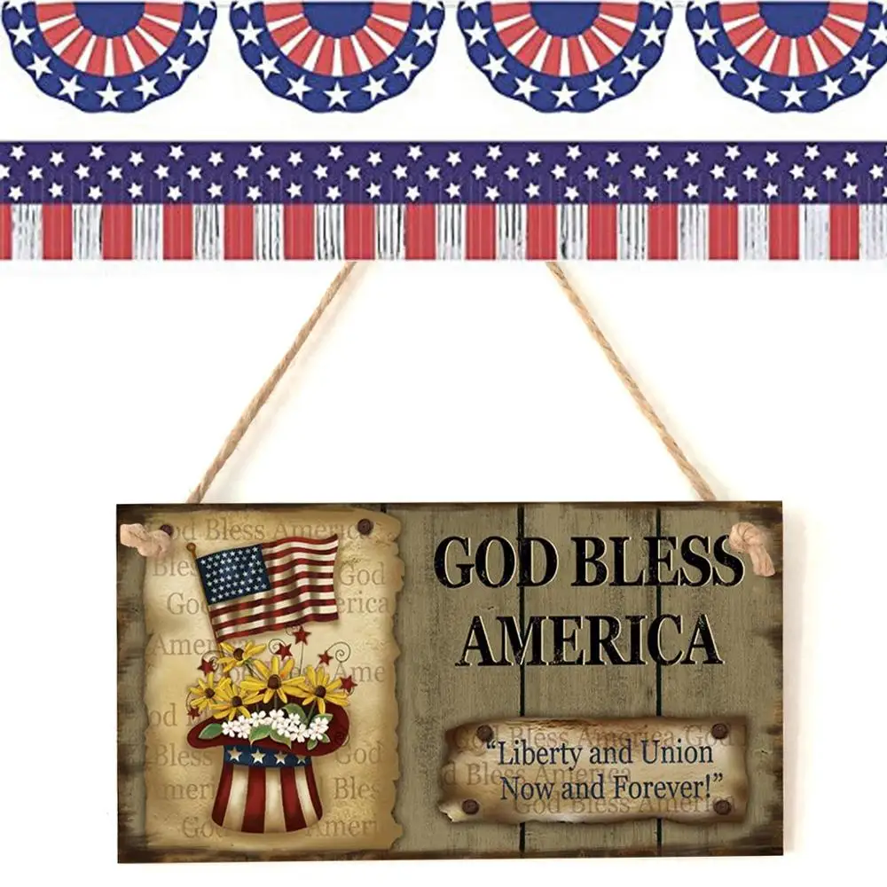 Творческий старинные деревянные висячие украшения для дома прямоугольный