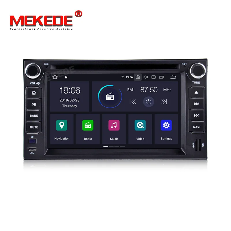 MEKEDE HD 2 din автомобильный dvd для KIA SORENTO MAGENTIS SPORTAGE MORNING CEED Rio Cerato 2005-2010 KIA Универсальный Android 9,0 8 core