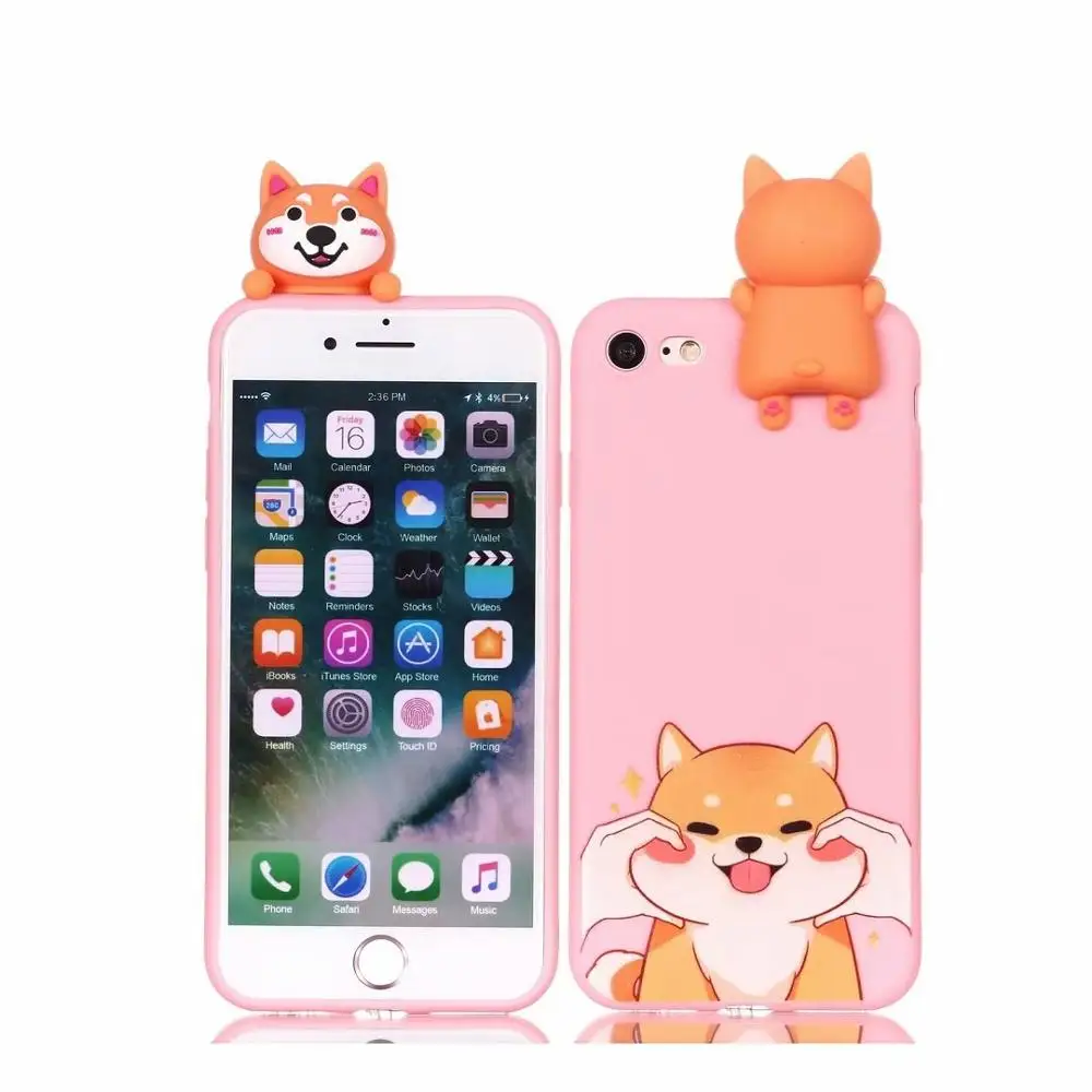 Для Xiaomi 8 F1 S2 5X чехол милый 3D мультфильм мягкий силиконовый для Redmi 5 4X 6A 7A K20 Note 5A 6 PRO