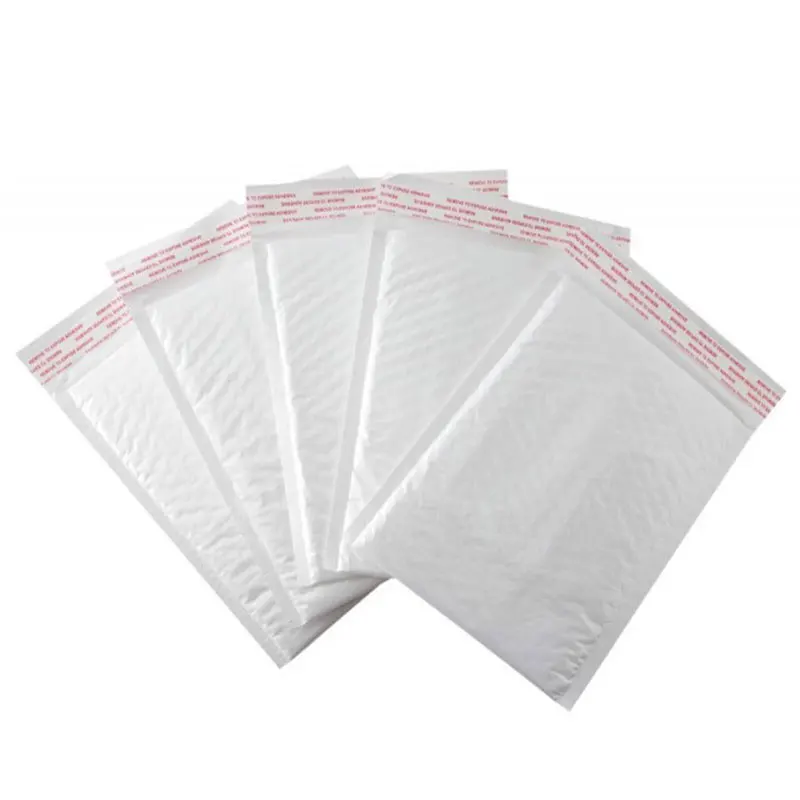 

50 шт., белая сумка, пенопластовый конверт, фольга для офиса, косметичка с влагостойкой вибрацией, 18x20 см