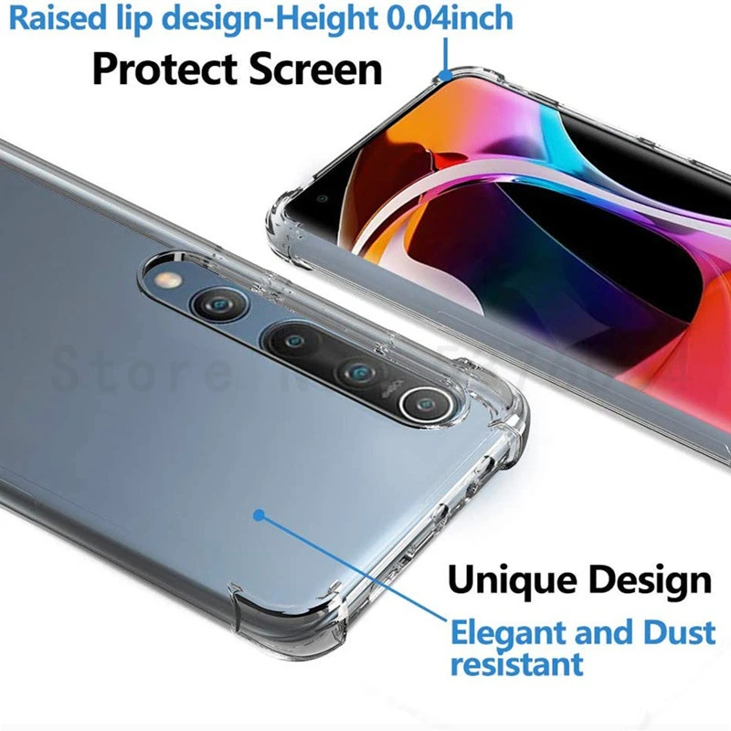 Противоударный чехол для Xiaomi Mi Note 10 Pro 9 SE 9T A2 A3 Lite Redmi 9s 8 7 6 K20 K30 6A 7A 8A 9A 9C Силиконовая