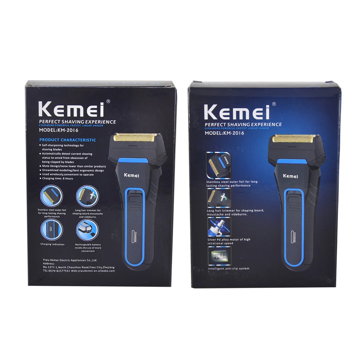 Бритва Kemei KM-2016 Мужская аккумуляторная триммер для сухой и влажной уборки |
