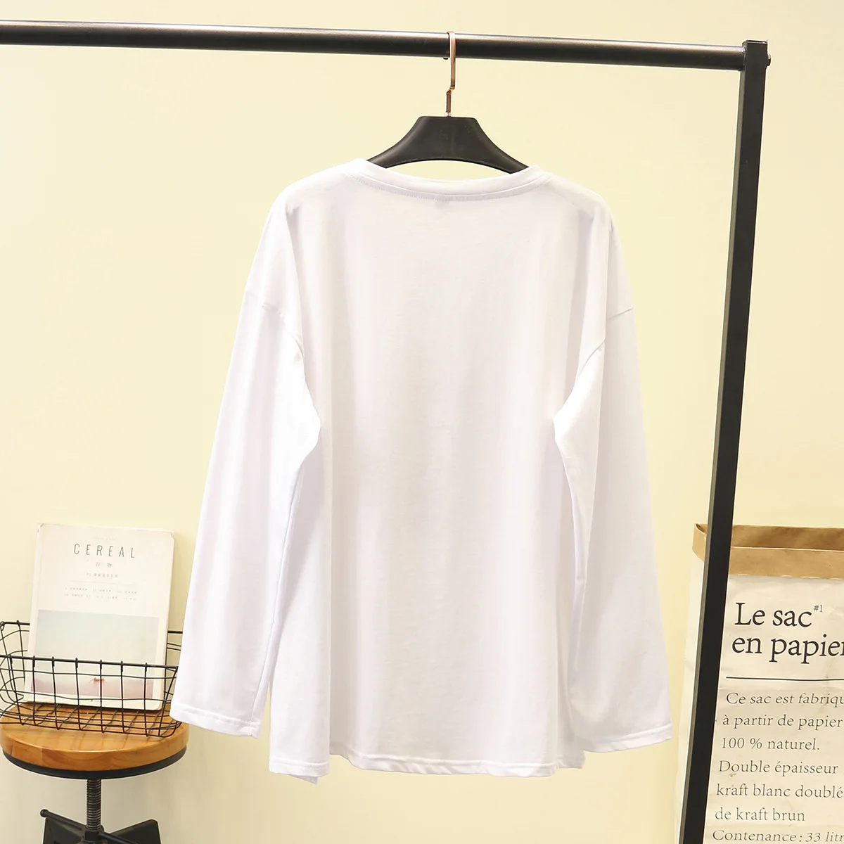 Женские Весенние футболки женские топы с длинными рукавами женская футболка