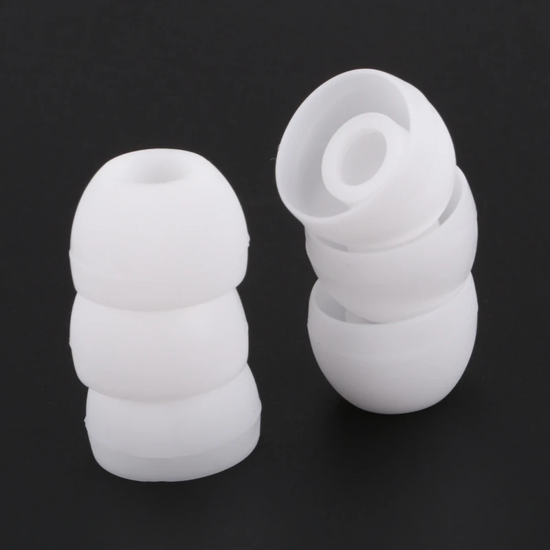 50 шт. белые наушники-вкладыши для наушников сменная Крышка наконечника |