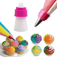 1pcs nozzle converter icing piping bag cream coupler cake decorating tools for cupcake fondant cookie russian tips