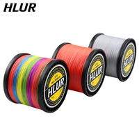 hlur pe 300m 500m 1000m braided fishing line 8 strand lake multifilament wire woven thread for carp fishing
