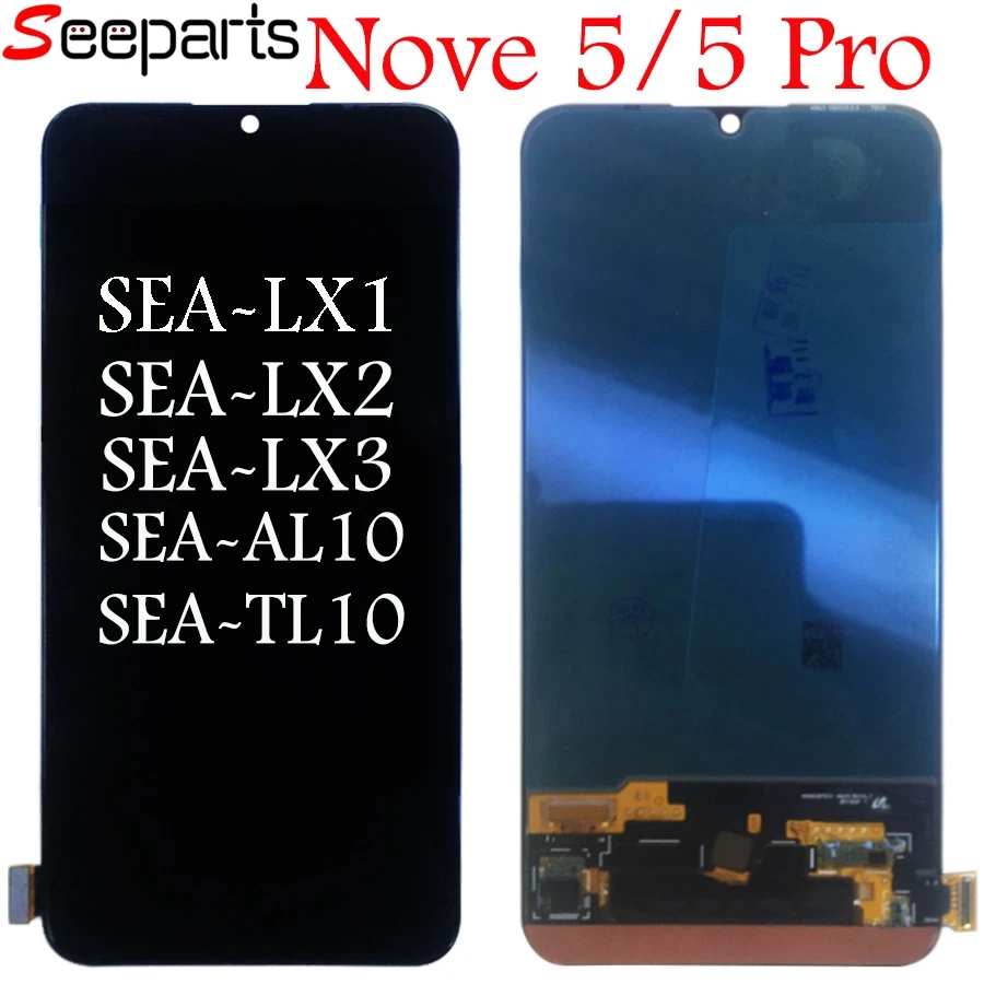 Pantalla Original para Huawei Nova 5 Pro, digitalizador t&aacute;ctil, reemplazo de pantalla LCD-0