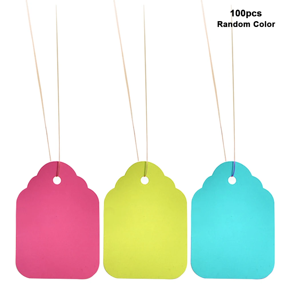 

100pcs Signs Potted Flowers Easy Clean Hanging Tags Decoration Tool Farm Garden Waterproof Plant Labels Vegetable Reusable