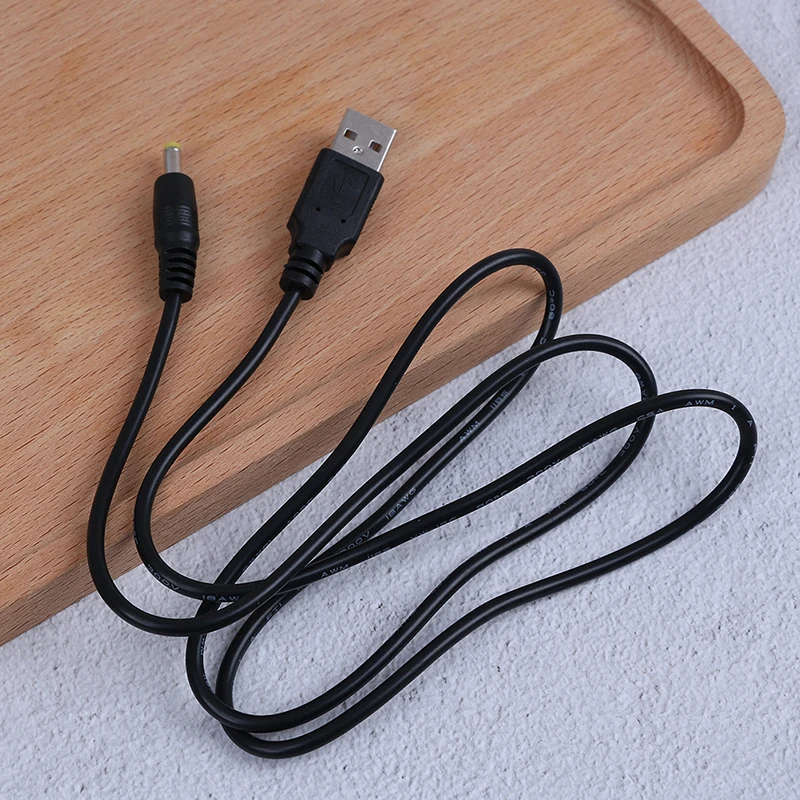 Кабель зарядного устройства из чистой меди 1 2 м черный А 5 В USB к DC x мм чистая медь