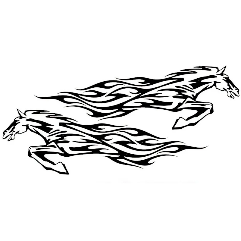 New Fine Galloping Horse Courageously Pioneering Car sticker for Motorhome Camper Van RV Trailer Vinyl Decal Styling Jdm | Автомобили и