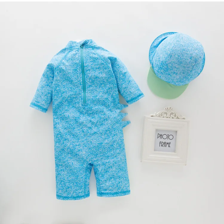 Купальники для маленьких мальчиков с изображением акулы проектом динозавра из