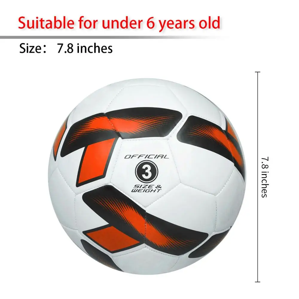 

Soft Football Soccer Ball Size 3 For Men Women Kids Youth Adults Outdoor Indoor Sports Training Practice High Quality New Brand