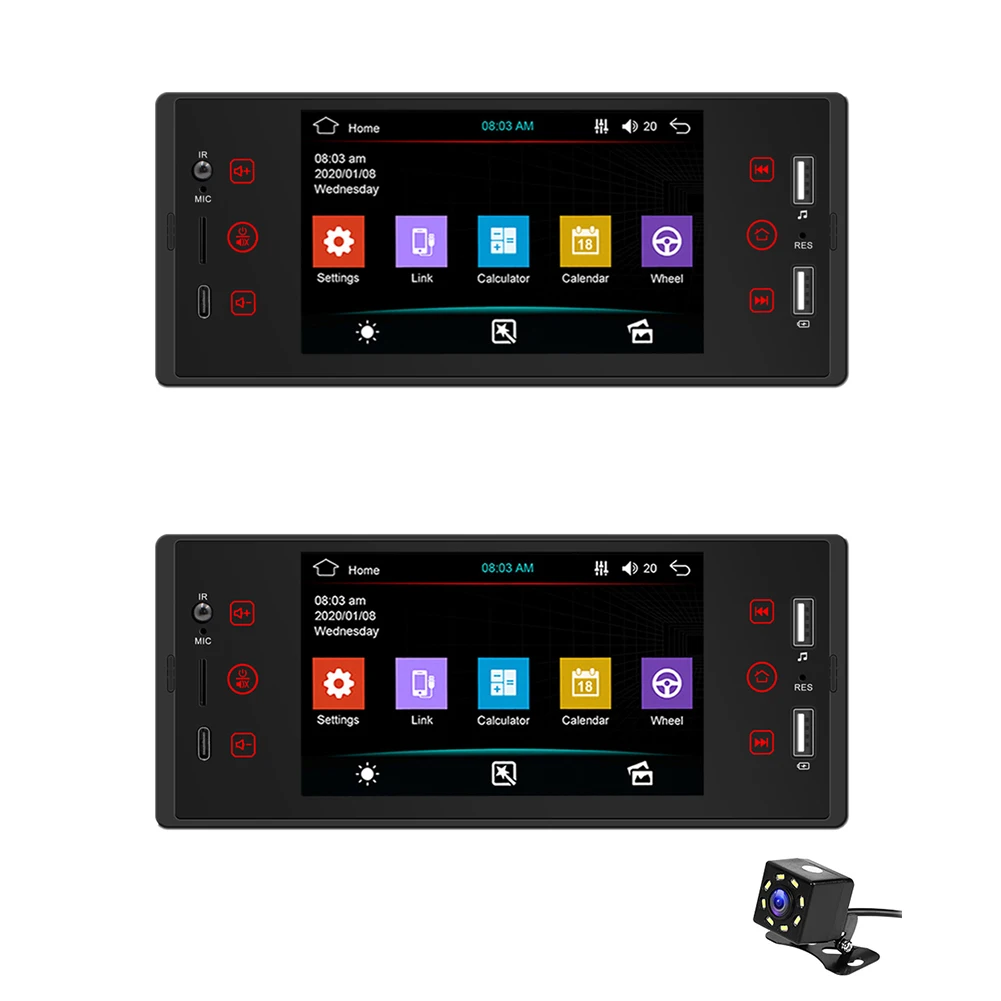 

5 inch IPS Touch Screen Auto HD Screen Car FM Radio Auto Multimedia Video MP5 Player 1 Din Car FM Radio