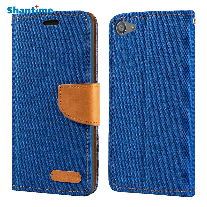 

Oxford Leather Wallet Case For Sony Xperia Z5 Compact With TPU Soft Back Cover Magnet Flip Case For Sony Xperia Z5 Compact